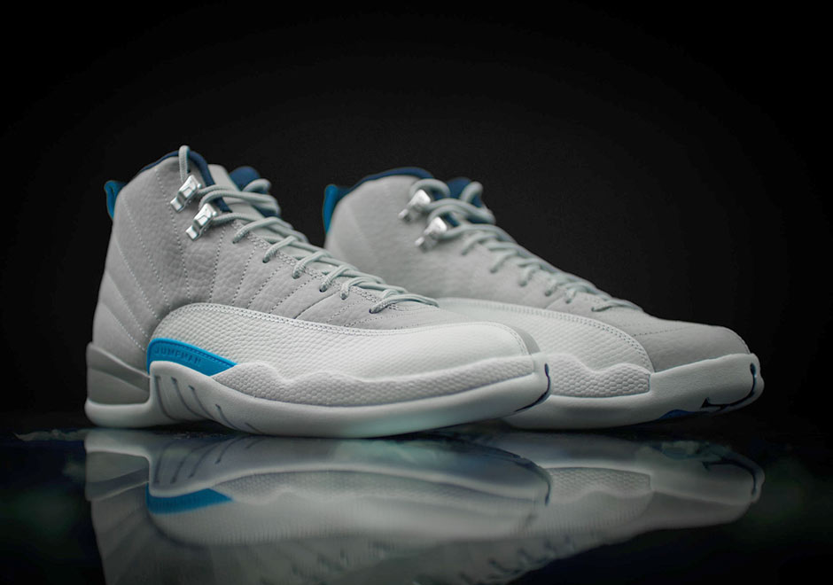 Air Jordan 12 Retro Wolf Grey University Blue Unc Release Reminder 5