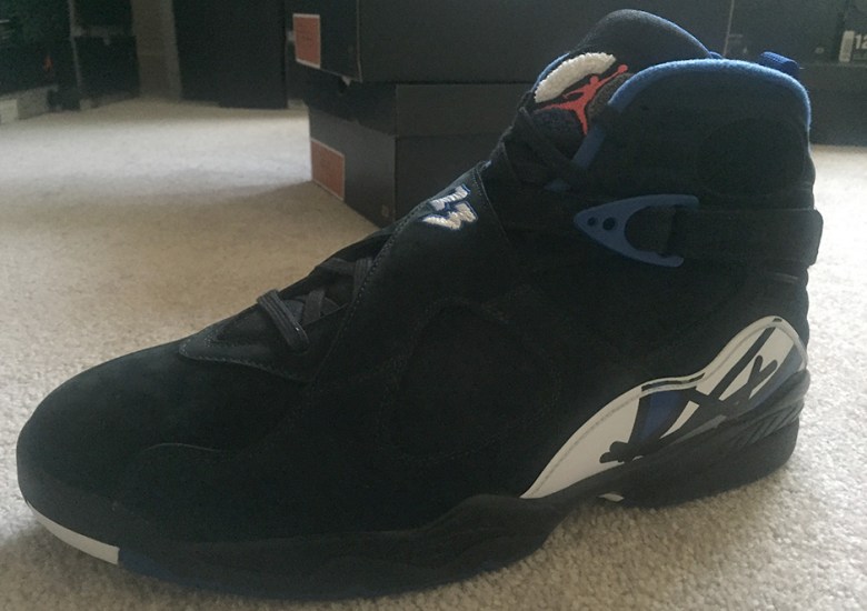 A Closer Look At Drake’s Air Jordan 8 “OVO Kentucky” PEs