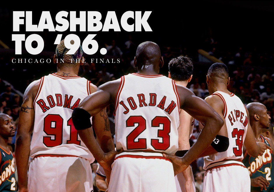 Flashback to ‘96: NBA Finals Sneakers of the Chicago Bulls Big Three