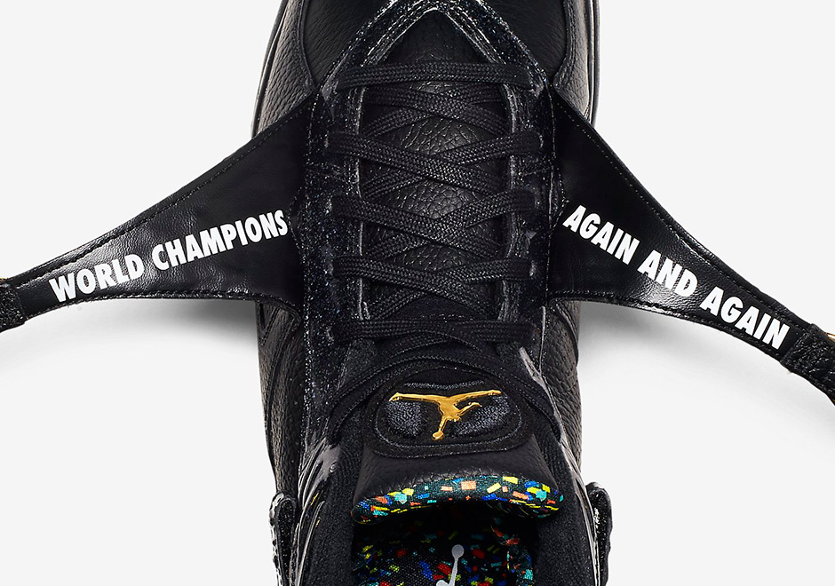 There's A Hidden Detail Under Straps On The Air Jordan 8 "Championship" Pack