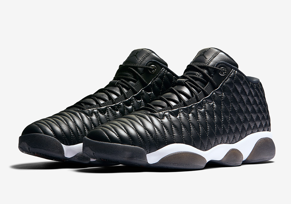 Jordan Horizon Low Prm Quilted Black 01