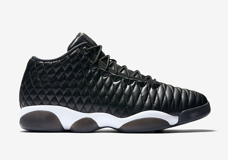 Jordan Horizon Low Prm Quilted Black 02