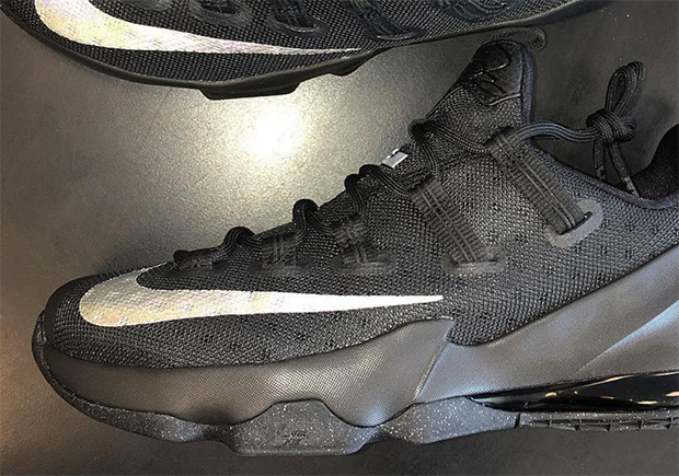 Nike LeBron 13 Low Almost In "Triple-Black"