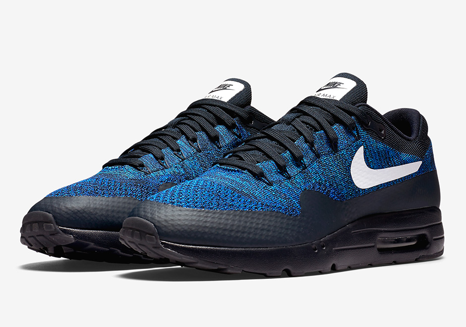 Nike Air Max 1 Ultra Flyknit Black Royal 2