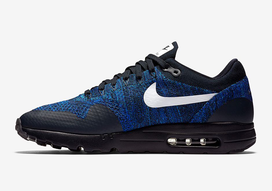 Nike Air Max 1 Ultra Flyknit Black Royal 3