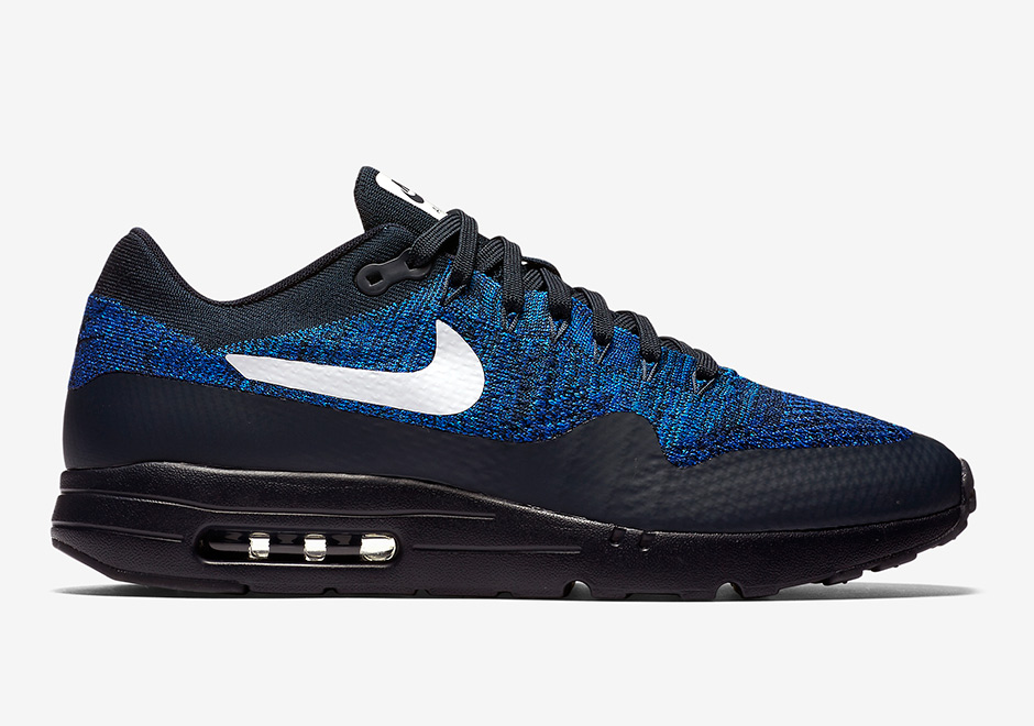 Nike Air Max 1 Ultra Flyknit Black Royal 6