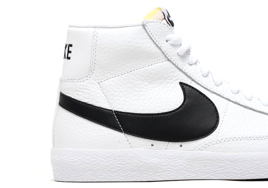 Nike Blazer Vintage Leather White Black 4