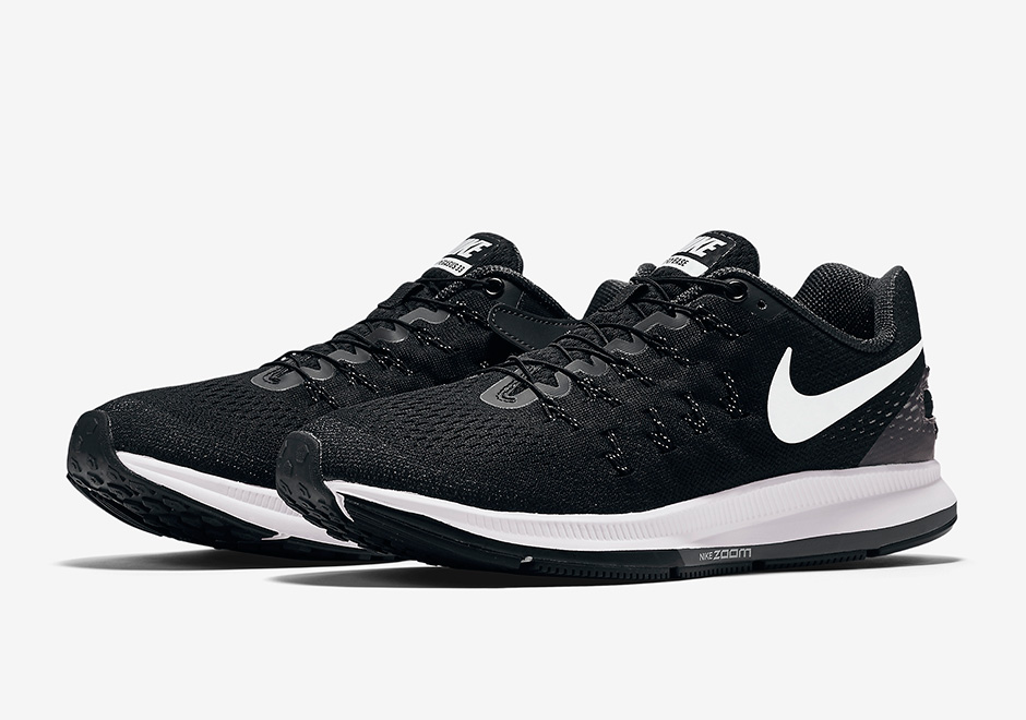 Nike Flyease Pegasus 33 Black White 02