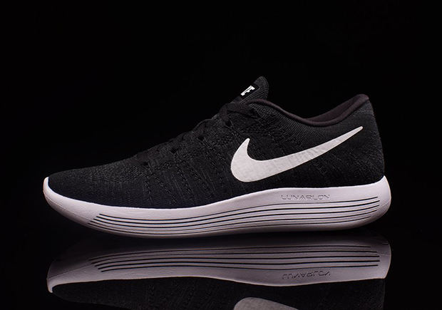 Nike Flyknit Lunarepic Low Black White 2