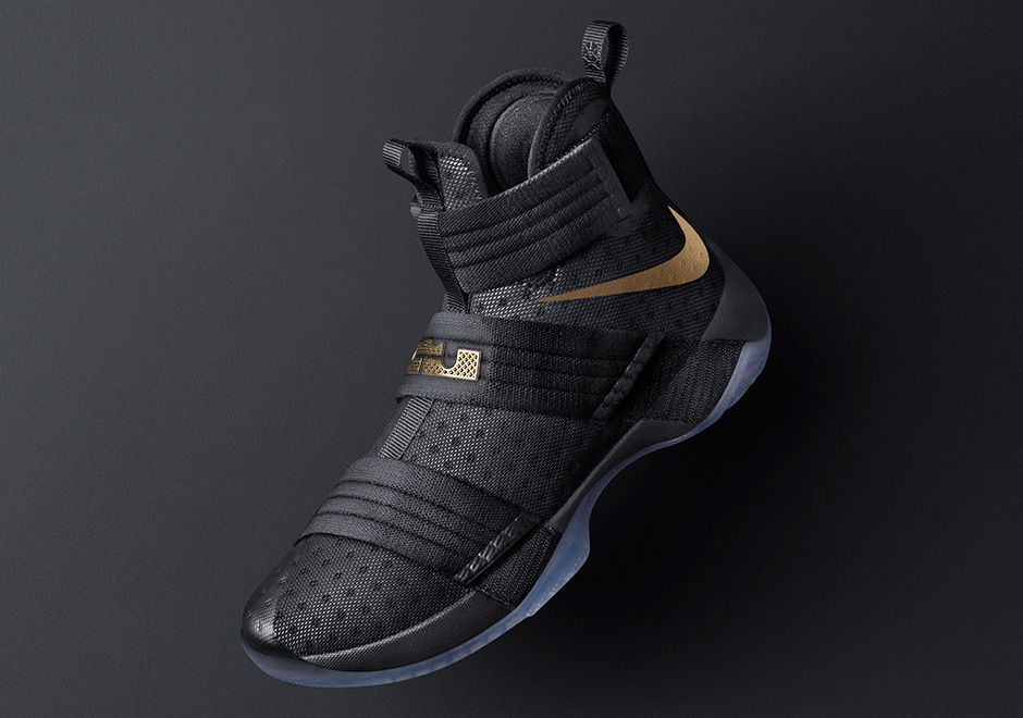 Nike Lebron Soldier 10 Black Gold Finals 2