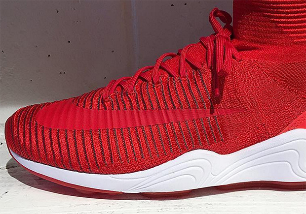 The Nike Mercurial Flyknit Spiridon Is Releasing In Red