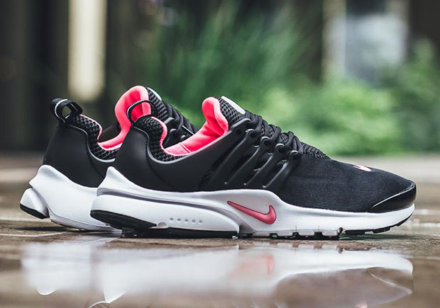 Nike Presto Girls Black Hyper Pink White 2