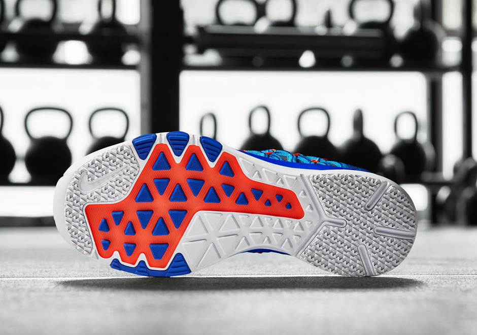 Nike Train Ultrafast Flyknit Blue Orange 2