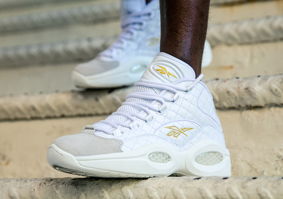 Reebok Question White Gold White Party Available 4