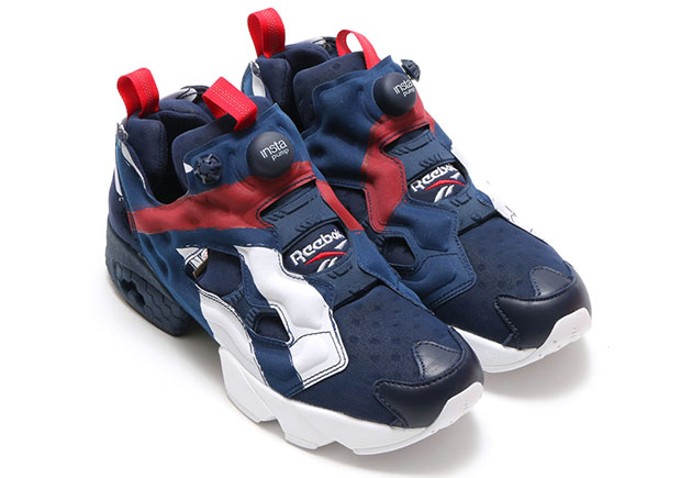 Reebok Insapump Fury Big Logo Navy Red White 2