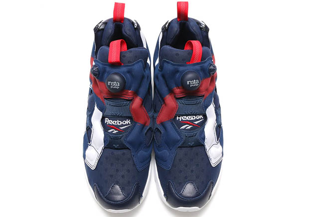 Reebok Insapump Fury Big Logo Navy Red White 3