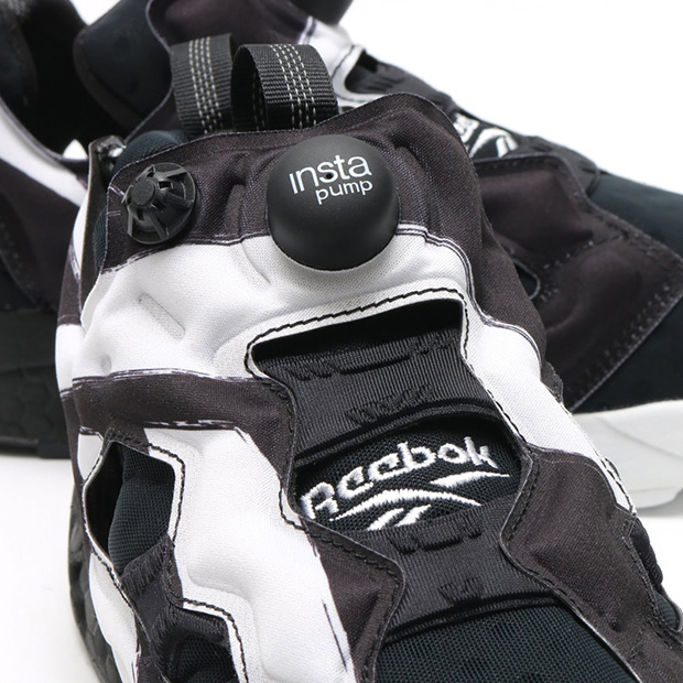 Reebok Instapump Fury Big Logo Black White 06