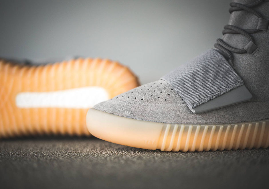 Yeezy Boost 750 Grey Gum Glow In Dark Detailed Photos 4