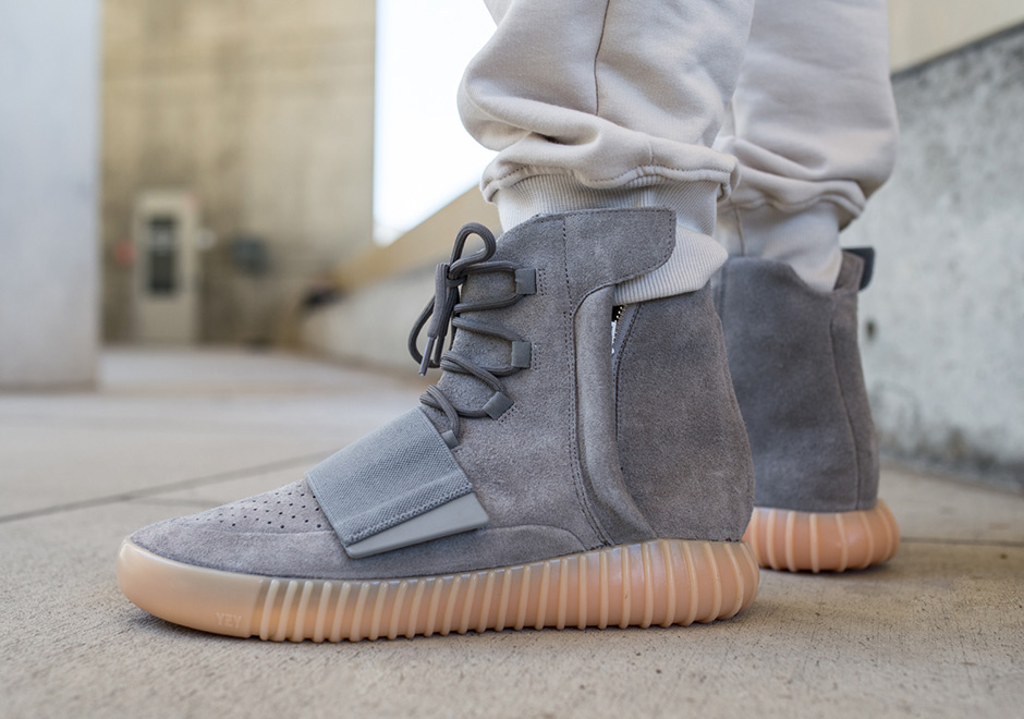 Here's What The adidas Yeezy Boost 750 "Grey/Gum" Looks Like On-Feet