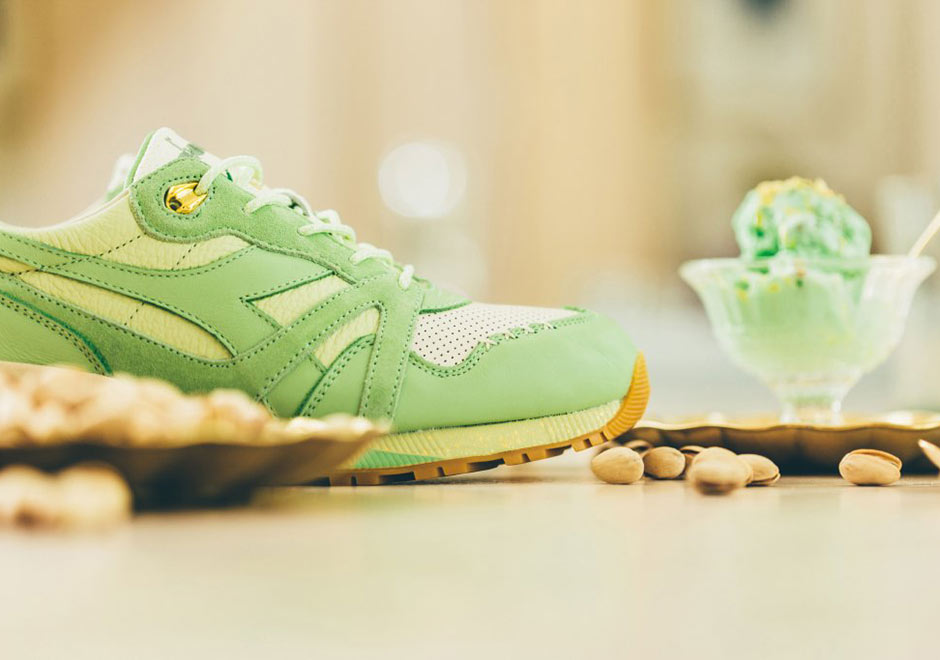 Feature Diadora N9000 Pistachio 3