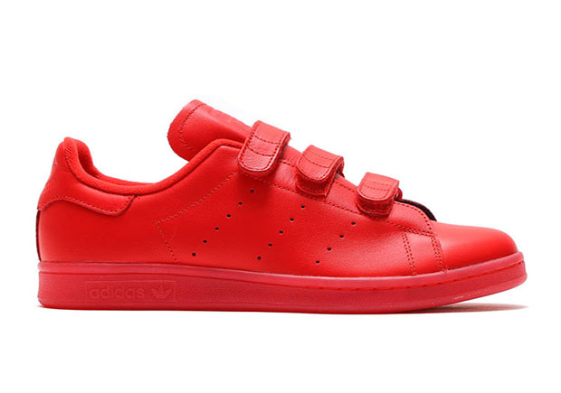 Adidas Stan Smith Velcro All Red S80043 2