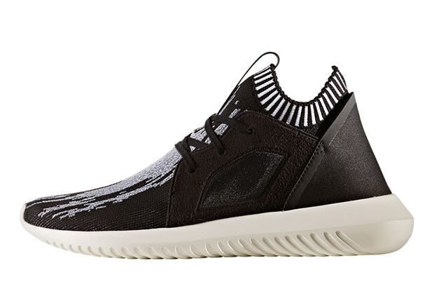 Adidas Tubular Defiant Primeknit Black White 02