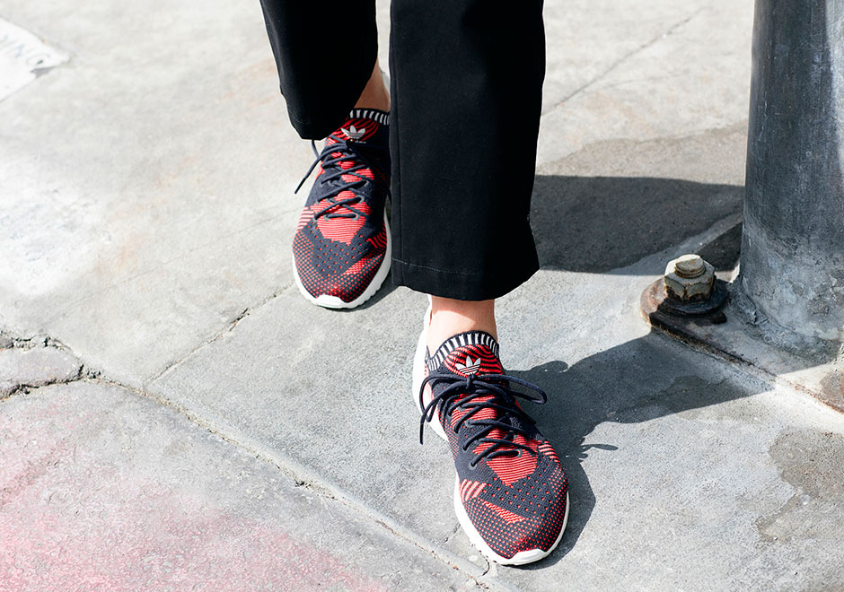 Adidas Zx Flux Adv Virtue Primeknit Red Navy White 2