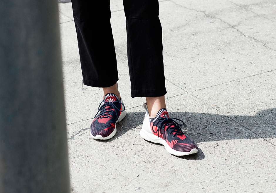 Adidas Zx Flux Adv Virtue Primeknit Red Navy White 3