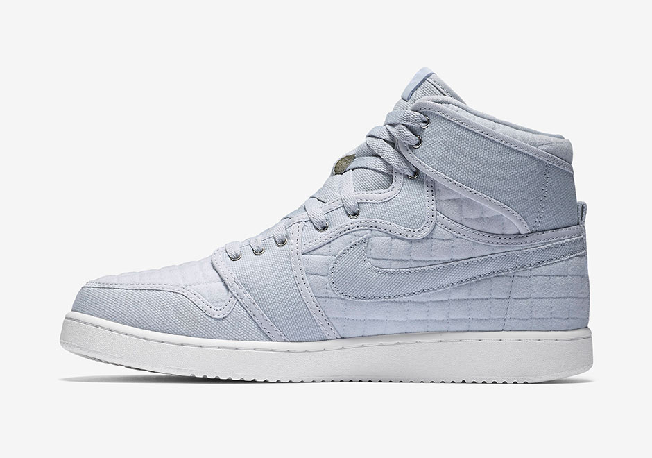 Air Jordan 1 Ko Grey Quilted 3