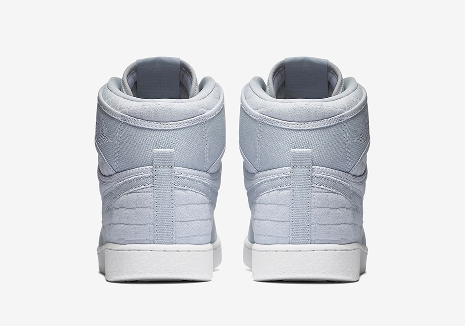 Air Jordan 1 Ko Grey Quilted 5