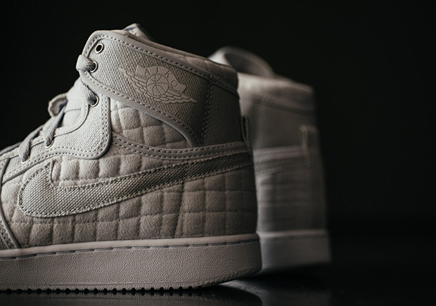 Air Jordan 1 Ko Quilted Pure Platinum White 04