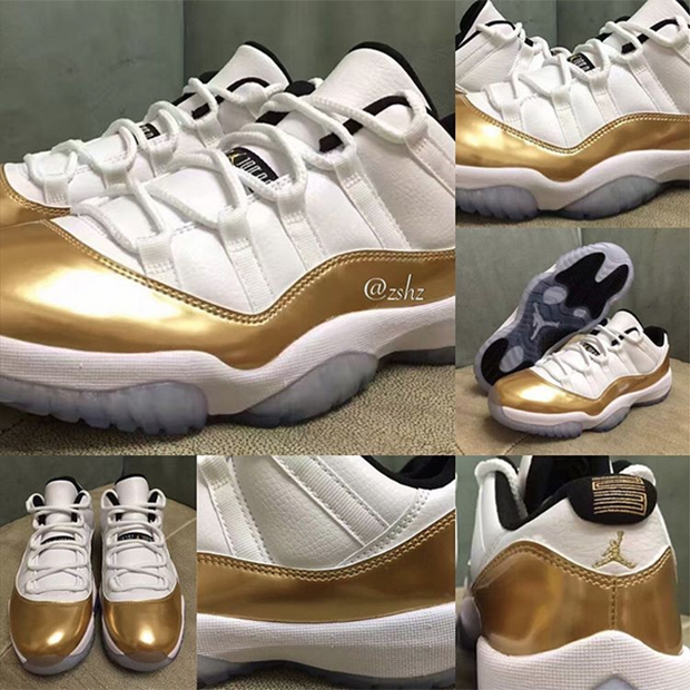 Air Jordan 11 Low Metallic Gold New Look 2