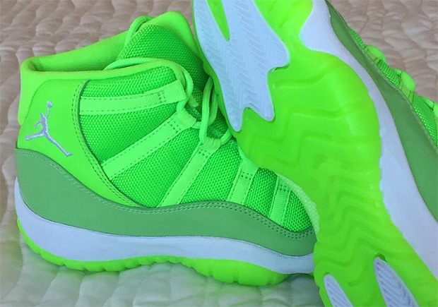 USA Track Star Kori Carter Gets Neon Green Air Jordan 11 PEs