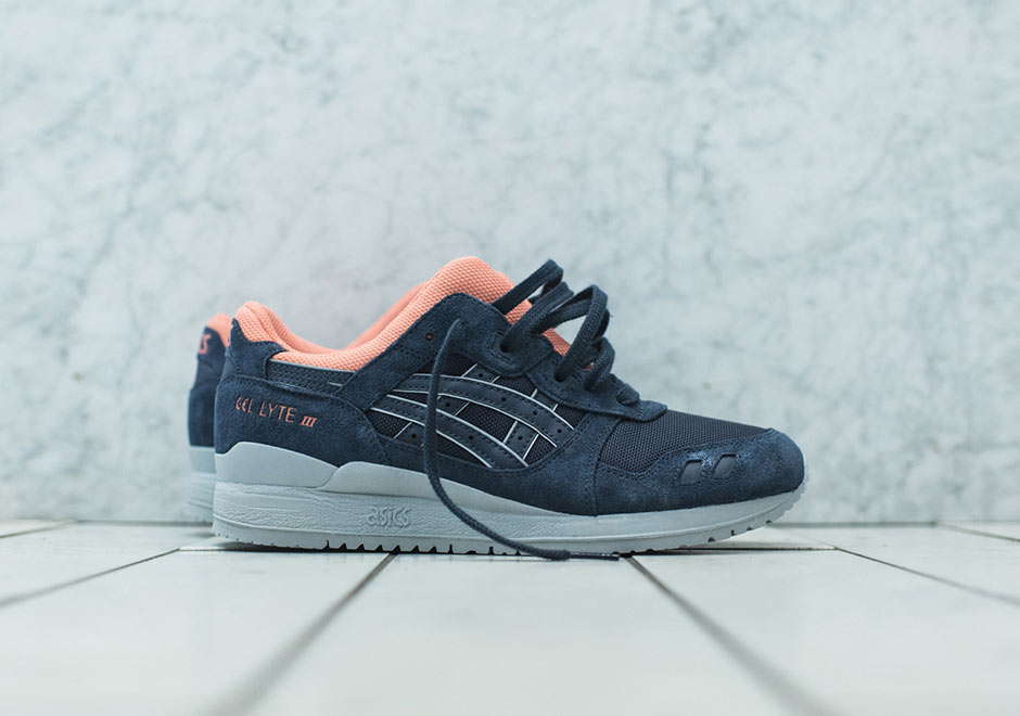 Asics Gel Lyte Iii Kithstrike Navy Pink 2