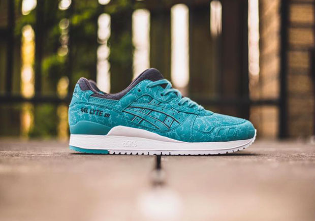 Asics Gel Lyte Iii Marble Kingfisher Blue Black 2