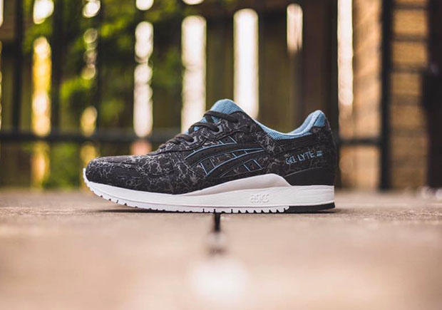 Asics Gel Lyte Iii Marble Kingfisher Blue Black 3