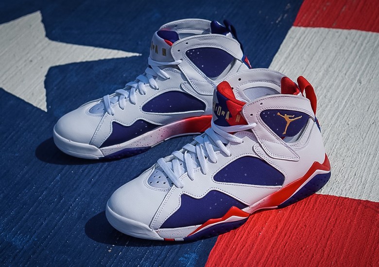 Tinker Hatfield’s Alternate Design For The Air Jordan 7 “Olympic” Releases Soon