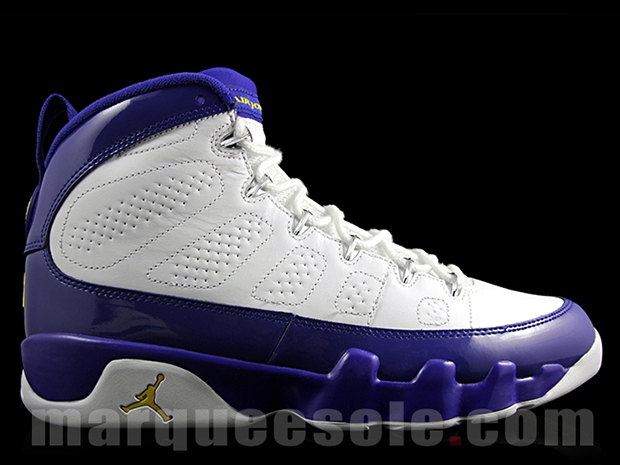 Jordan 9 Kobe White Concord Tour Yellow 3