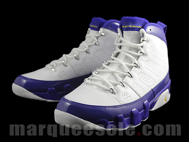 Jordan 9 Kobe White Concord Tour Yellow 6