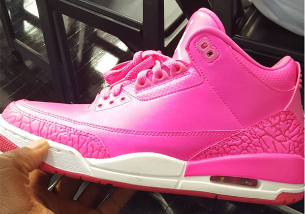 Mandy White Pink Air Jordan 3