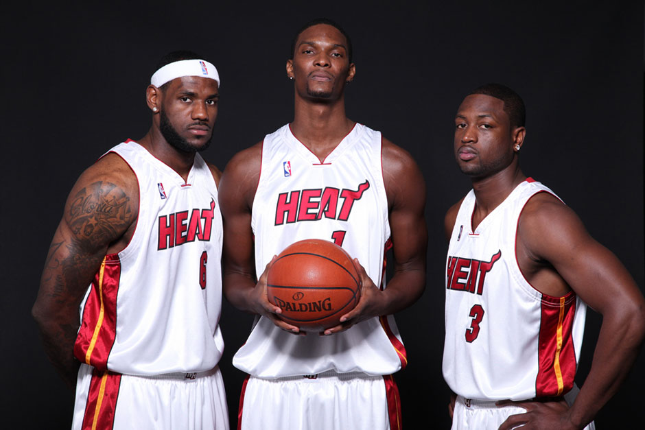 Miami Big Three Wade Lebron Bosh