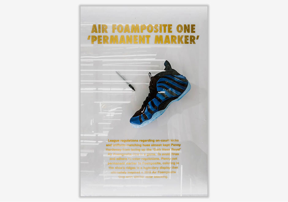 Nike Foamposite Golden Air Display 7