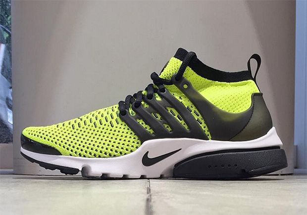 Nike Air Presto Flyknit Volt Black 1