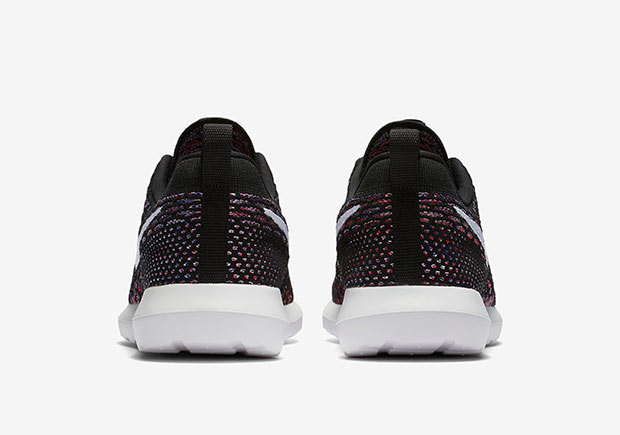 Nike Roshe Flyknit Black White University Red Dark Purple 5