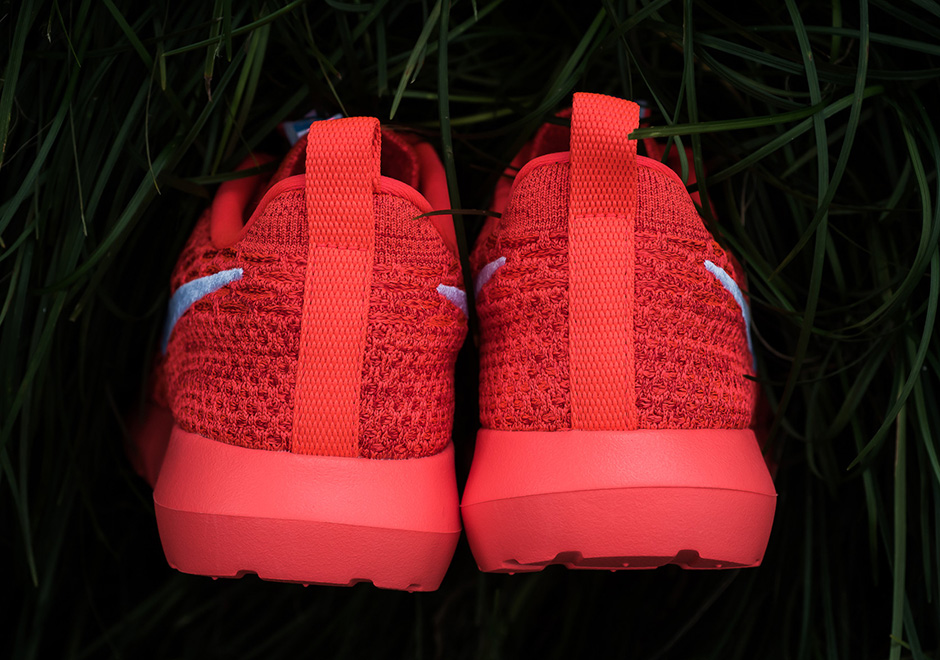 Nike Roshe Run Flyknit Bright Crimson 07