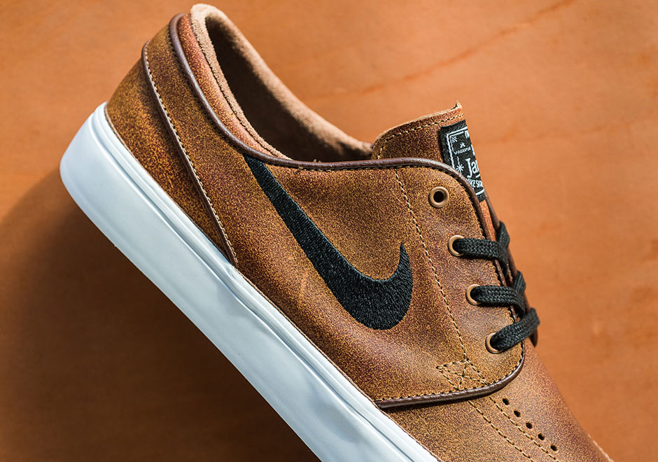 Nike Sb Janoski Distressed Leather Ale Brown 4