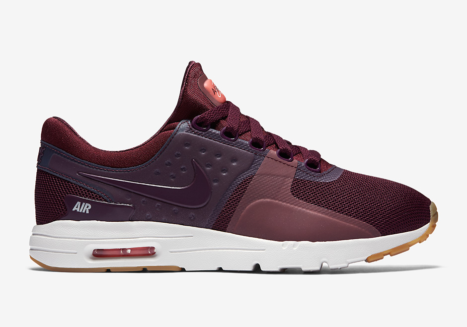 Nike Wmns Air Max Zero Maroon Gum 1