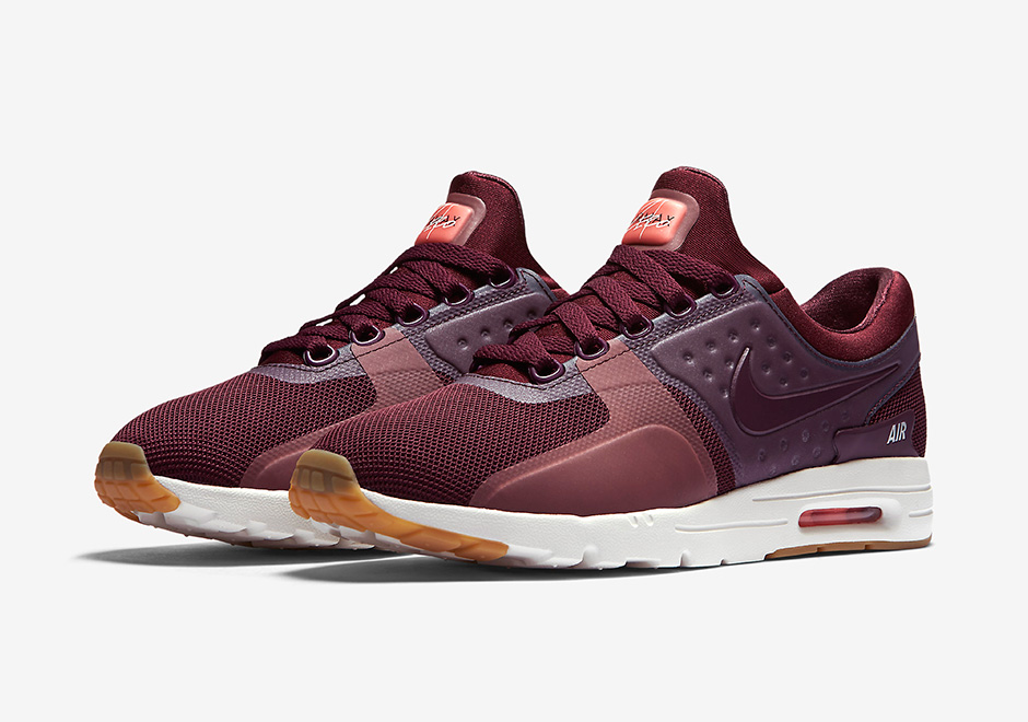 Nike Wmns Air Max Zero Maroon Gum 2