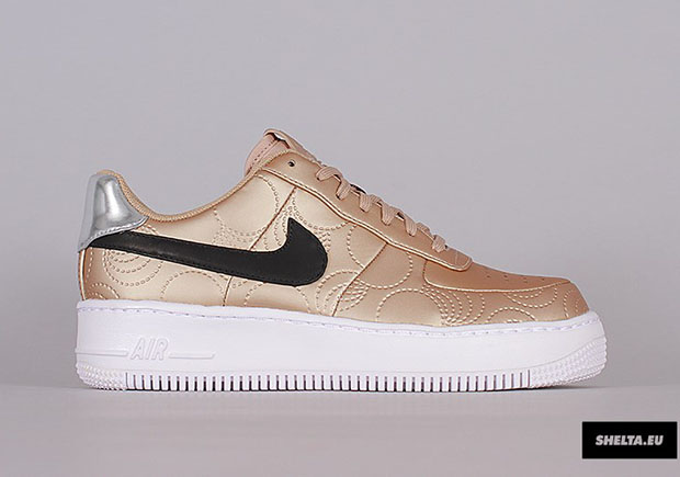 Nike Womens Air Force 1 Upstep Lotc Qs 874141 900 Gold 2