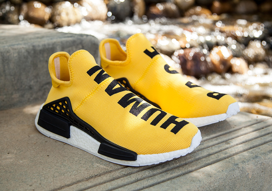 Pharrell Adidas Nmd Yellow Black 1